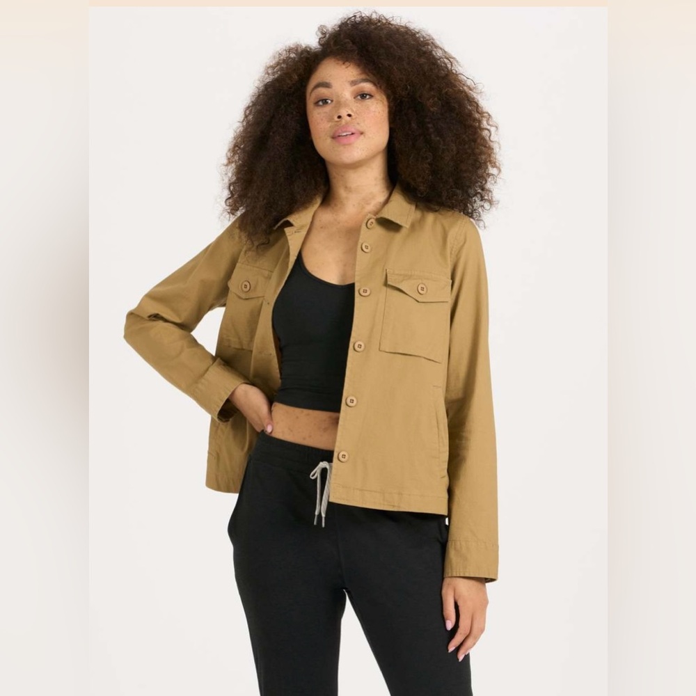 Vuori Women's Tan Utility Jacket